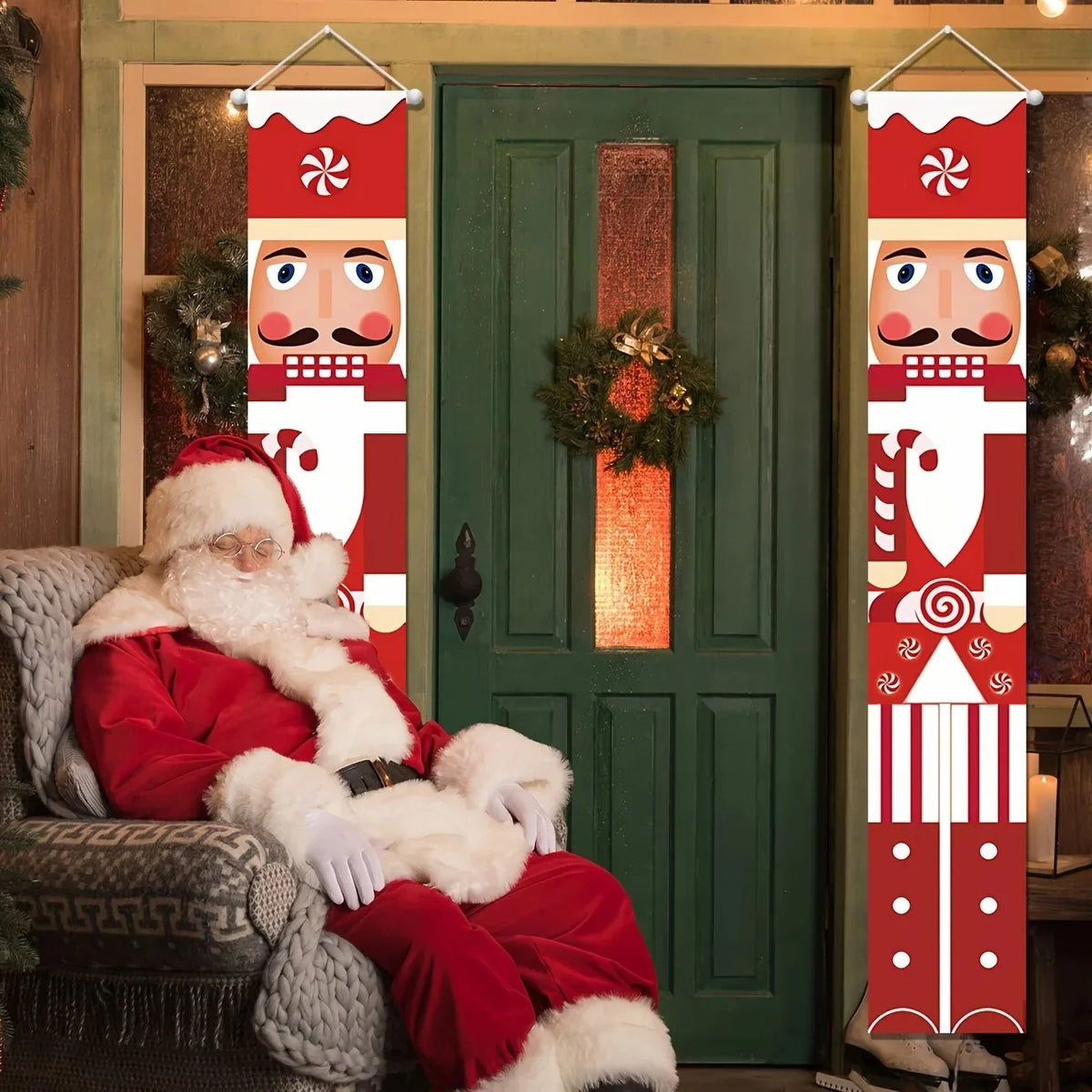 Candy Nutcracker Door Banner Set