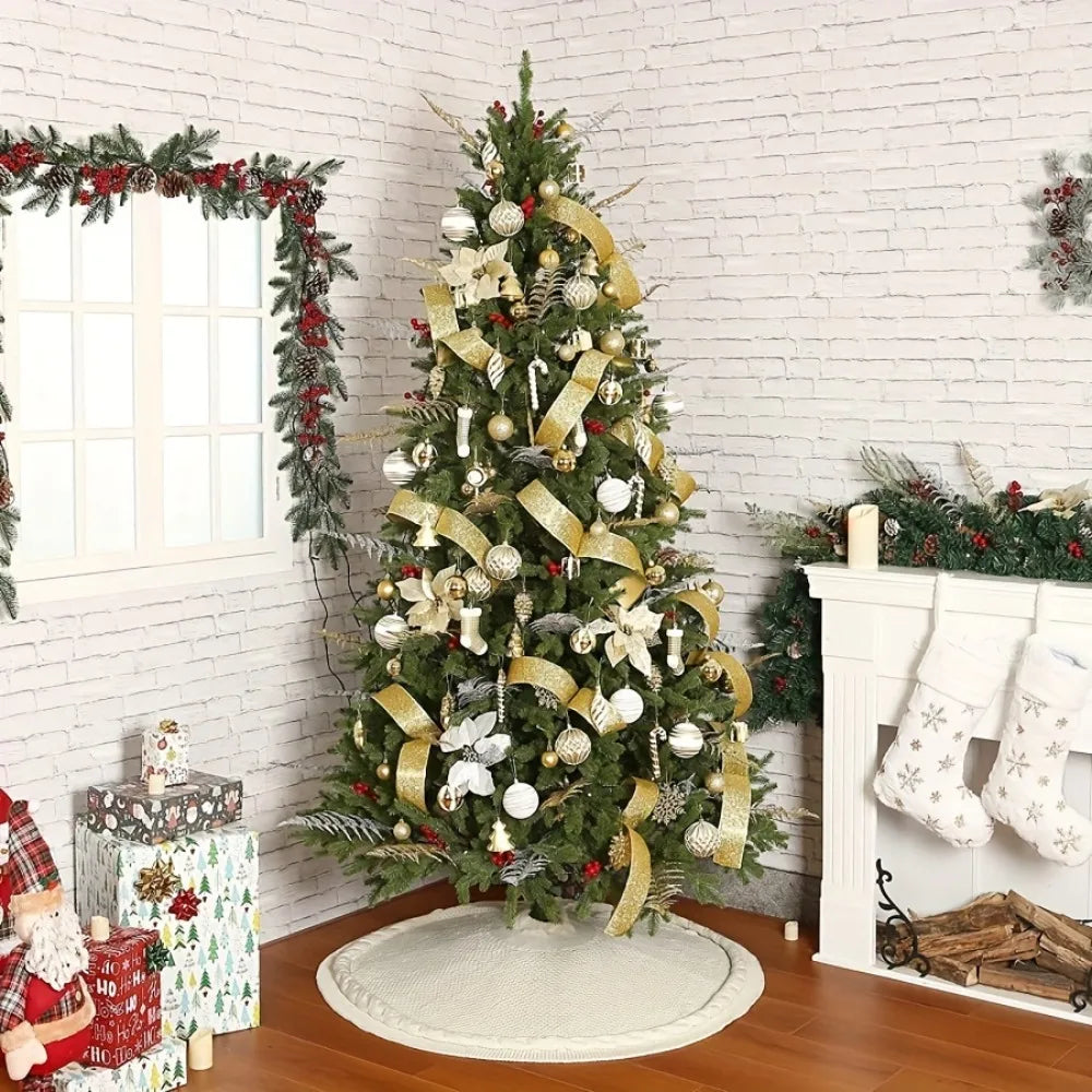 Plush Christmas Tree Skirt