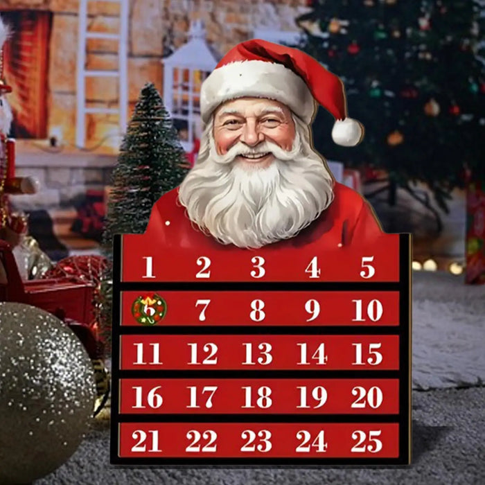 Snowman Wooden Christmas Countdown