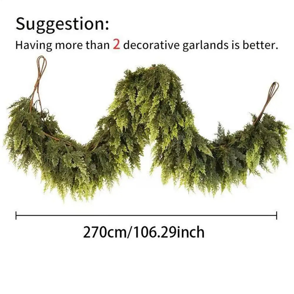 Classic Green Pine Christmas Garland