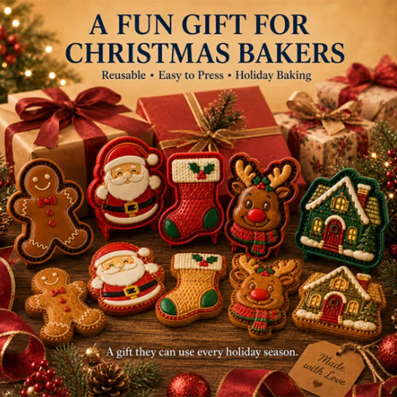 Christmas Mini Pie Press Molds