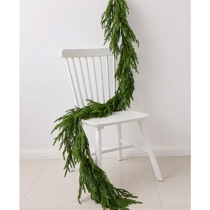 Norfolk-Style Pine Wreath and Garland