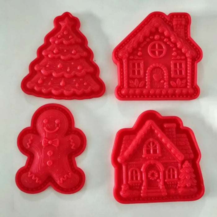 Christmas Mini Pie Press Molds