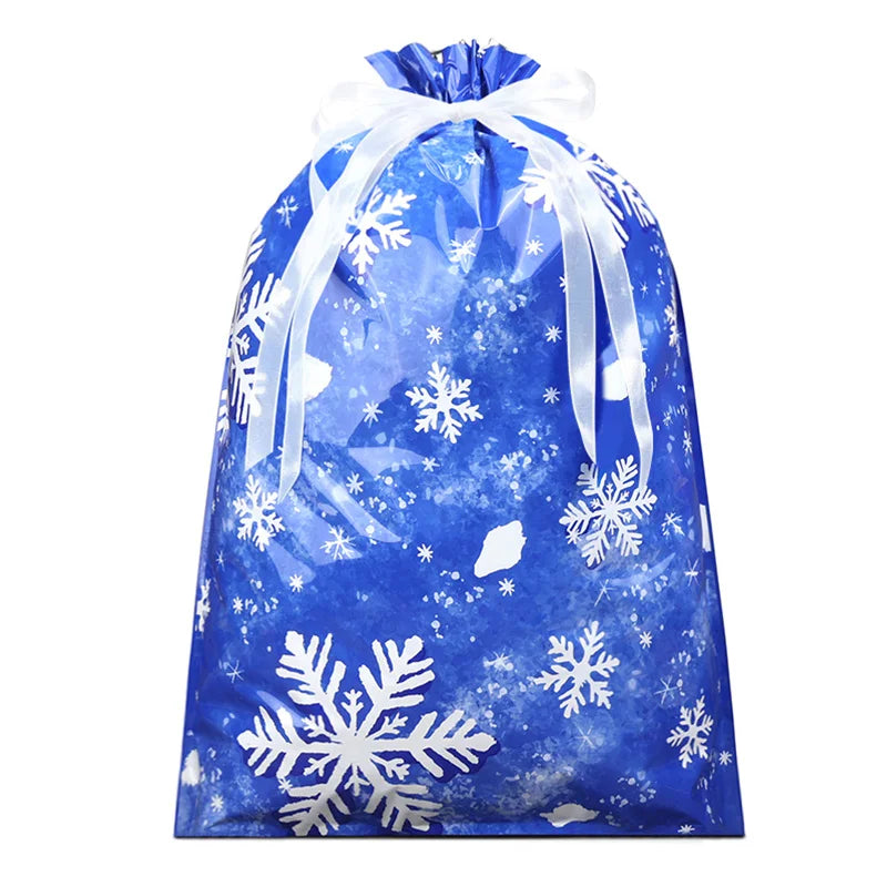 Christmas Drawstring Gift Bags — Pack of 20