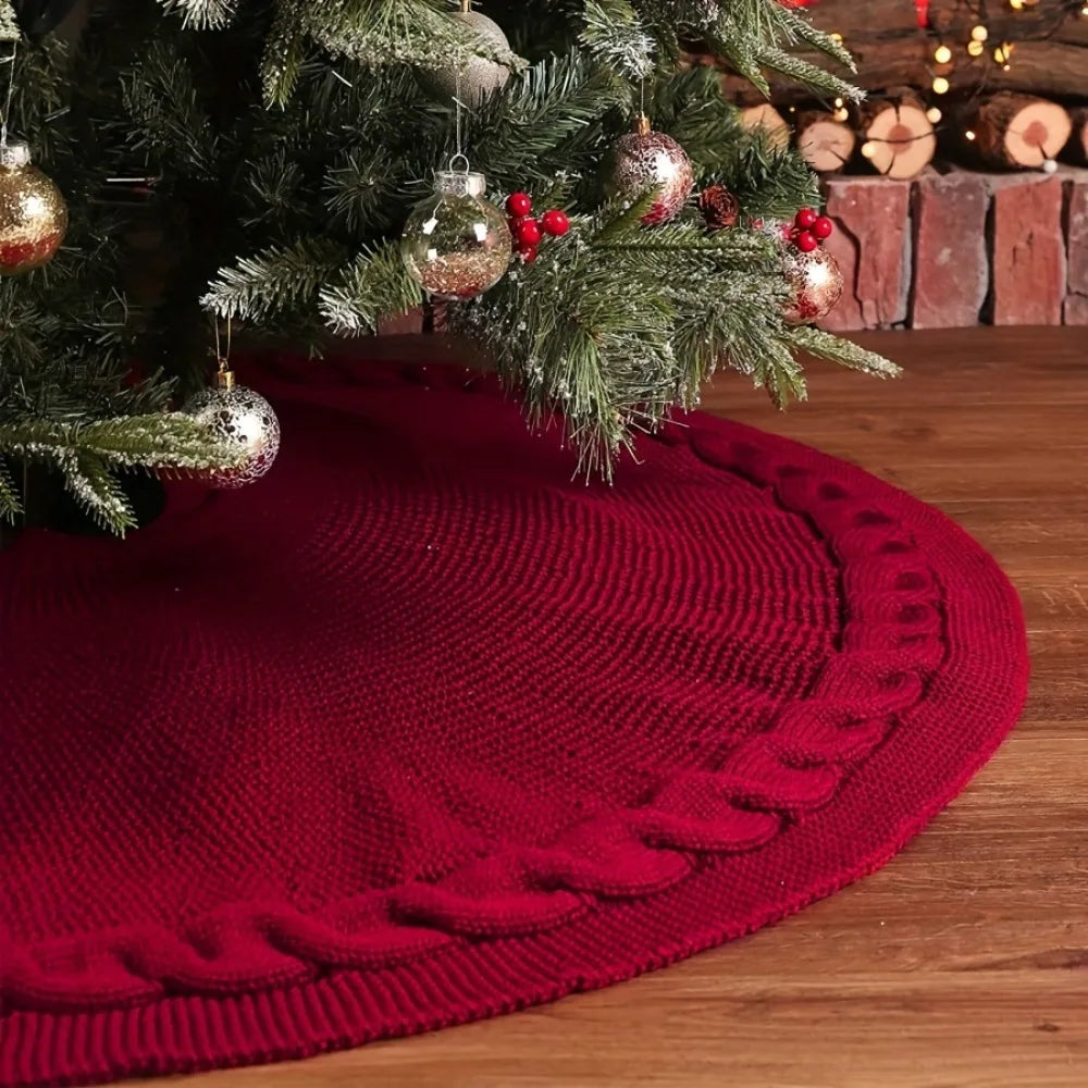 Plush Christmas Tree Skirt