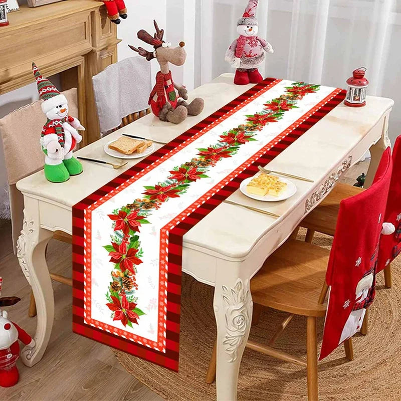 Merry Christmas Patterned Table Runner
