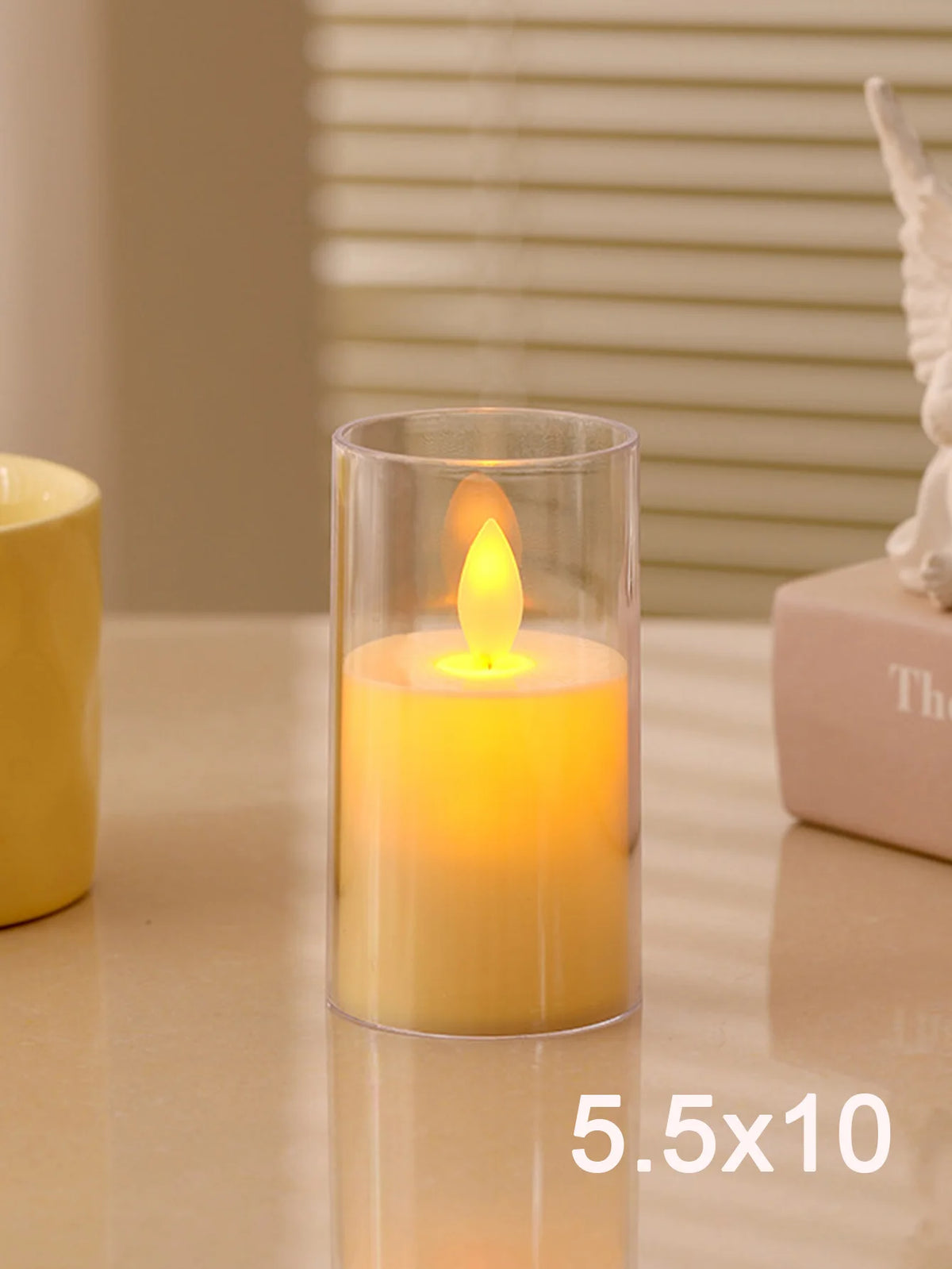 Acrylic-Style Flameless LED Candle