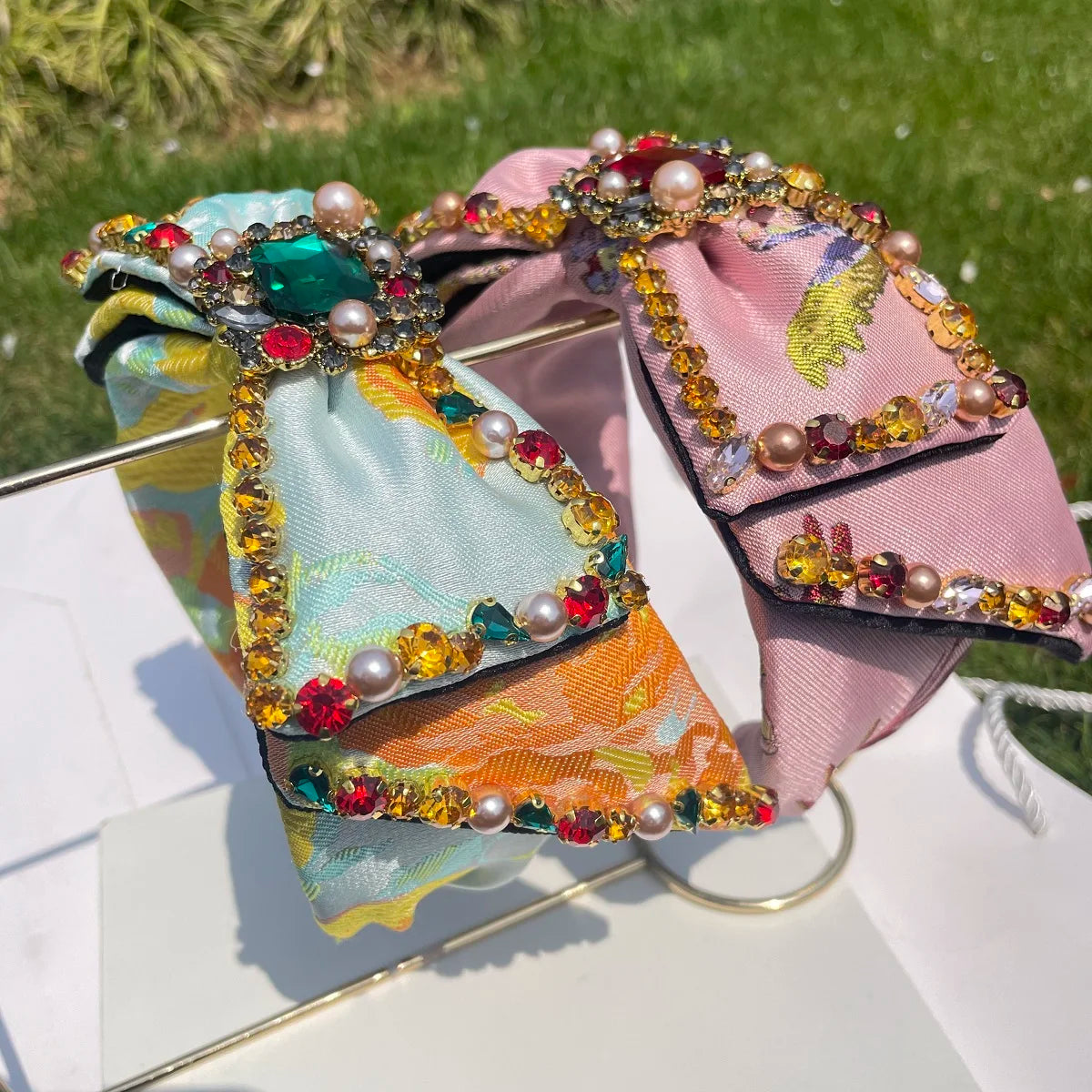 Oversized Bow Headbands and Hair Clips