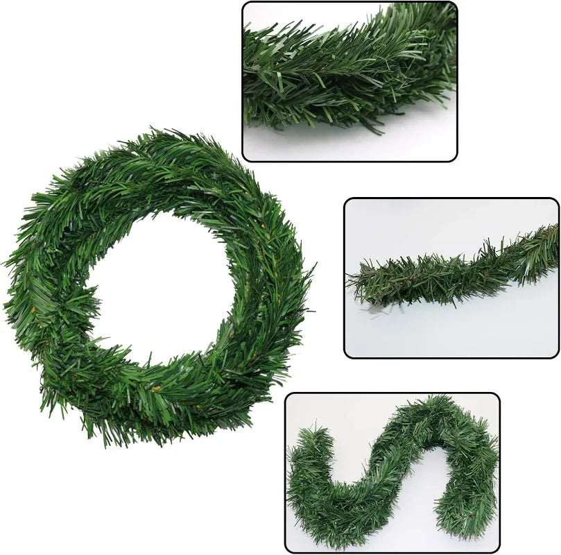 Artificial Pine Christmas Wreath