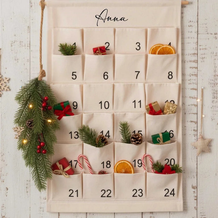 24-Day Fabric Pocket Advent Calendar