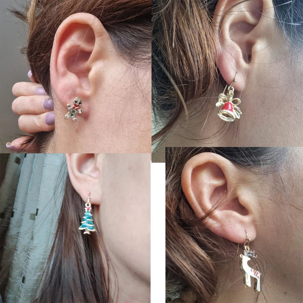 Christmas Earring Sets — Six Pairs