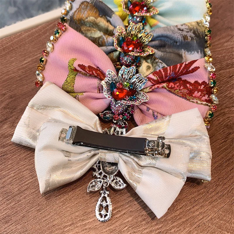 Oversized Bow Headbands and Hair Clips