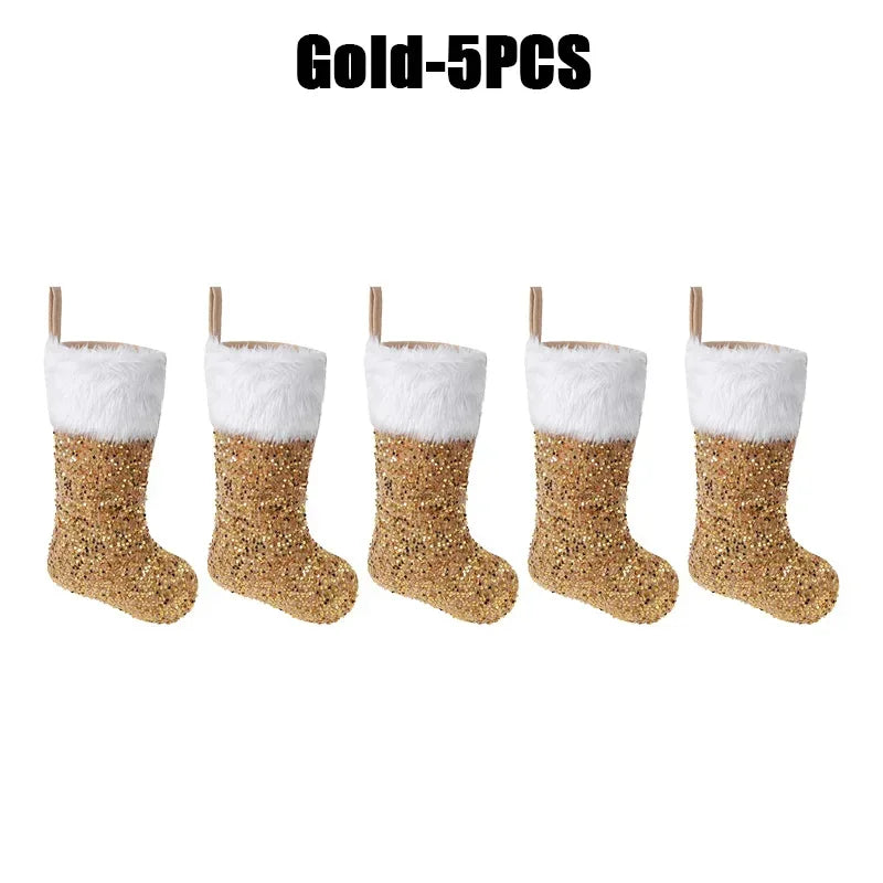 Flip-Sequin Christmas Stockings