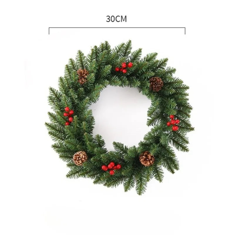 Artificial Pine Christmas Wreath