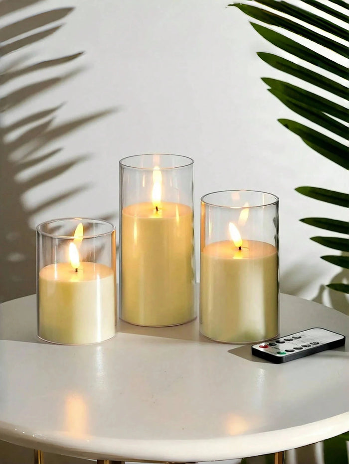 Acrylic-Style Flameless LED Candle
