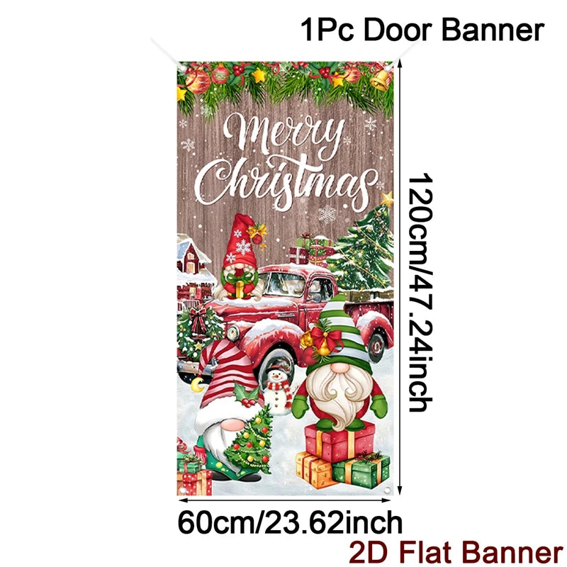 Merry Christmas Door Banner
