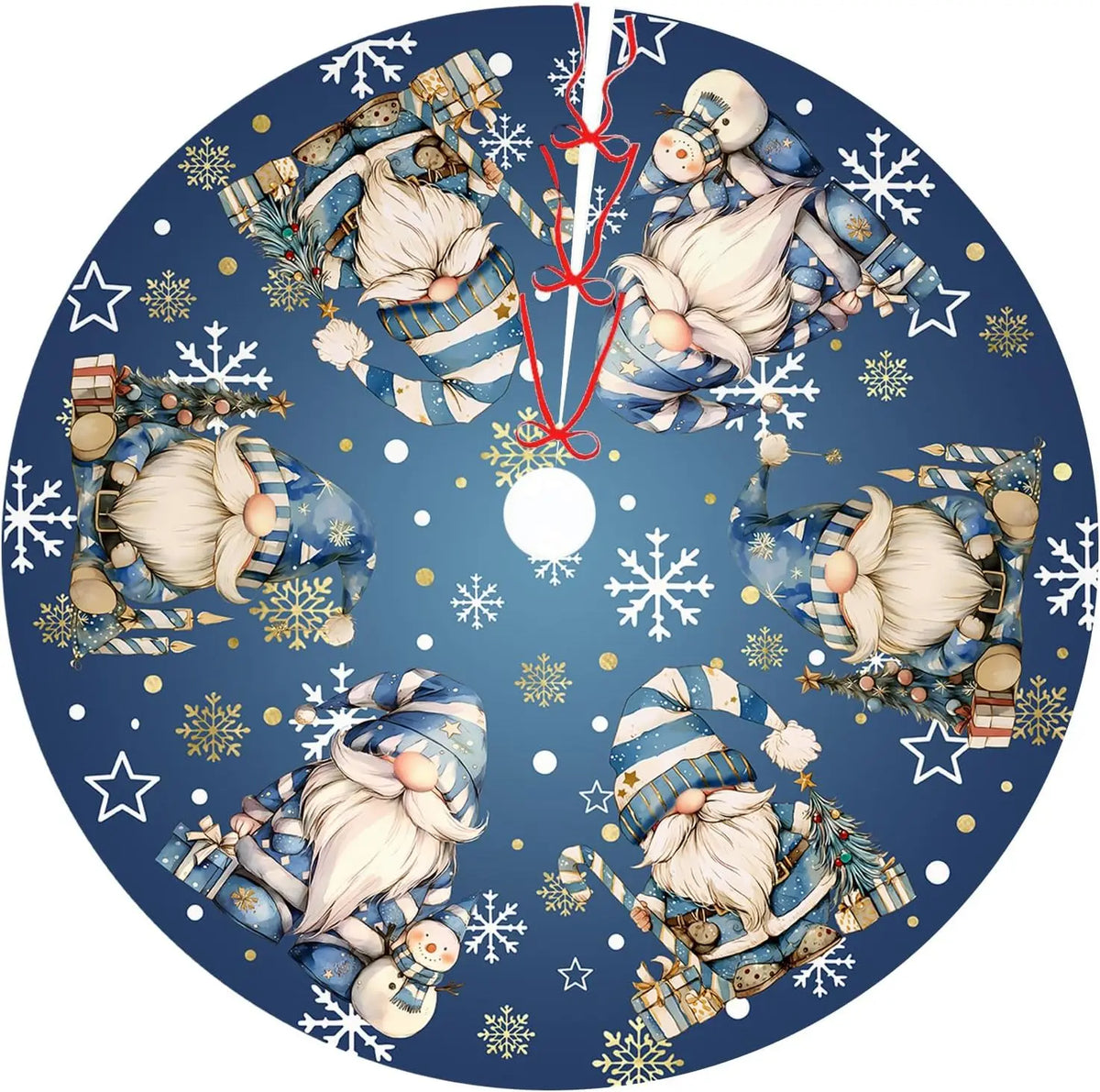 Winter Gnome Christmas Tree Skirt