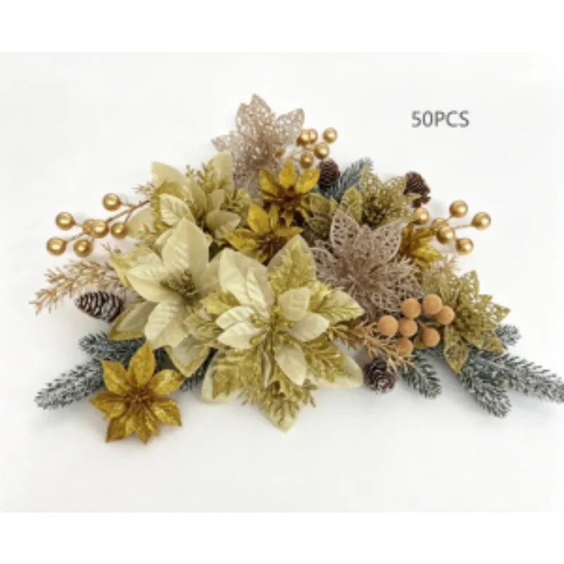 Christmas Floral Craft Pick Assortments