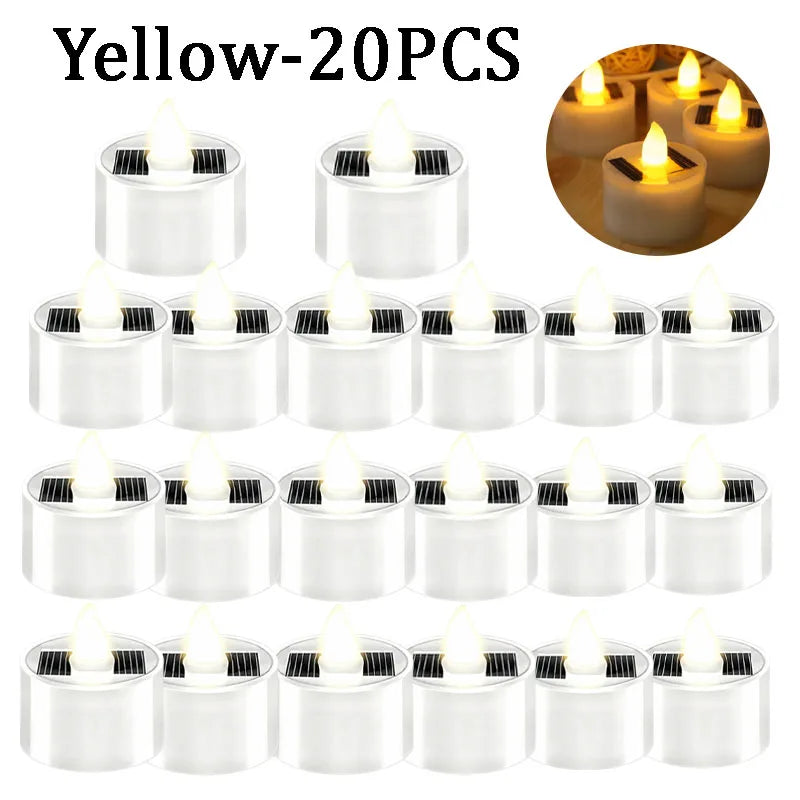 Solar LED Tea Light Candles