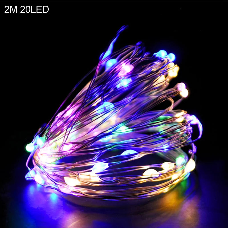 Christmas Character & Snowflake String Lights