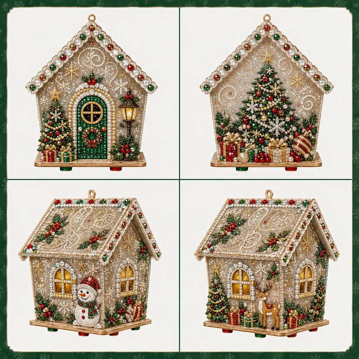 Pearl Art Christmas Ornament Kit