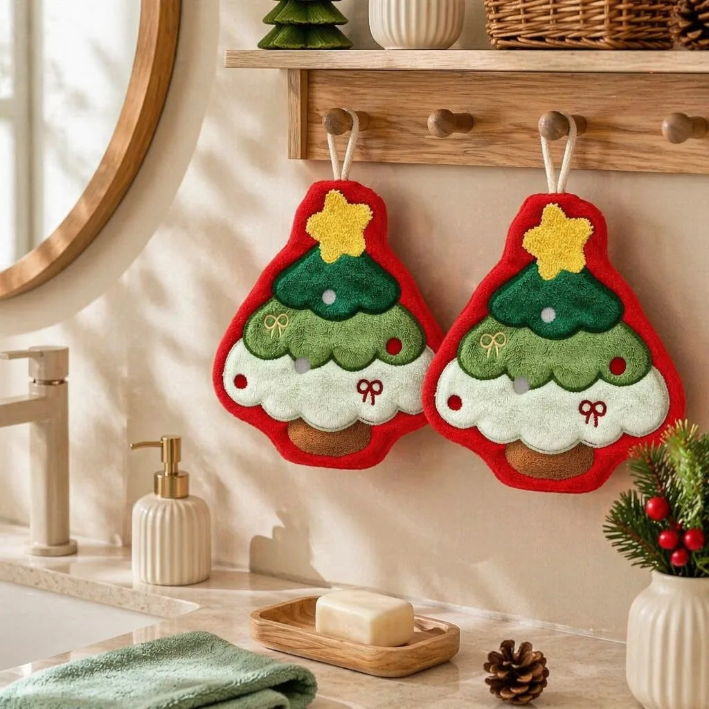 Hanging Christmas Hand Towels