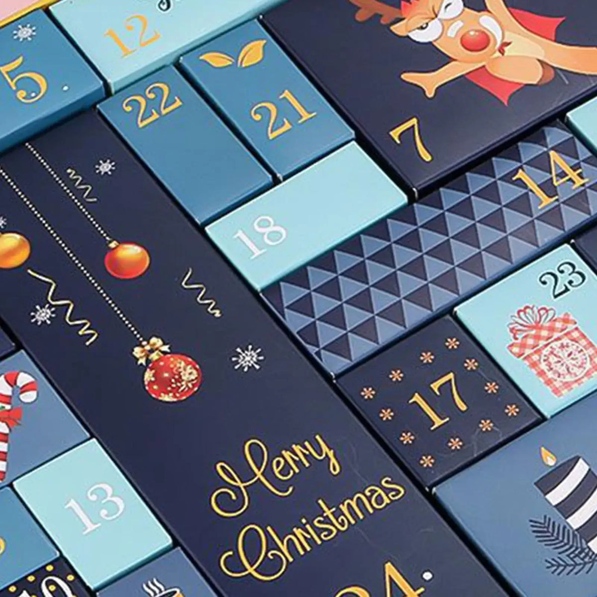 Fill-Your-Own Christmas Advent Calendar Boxes