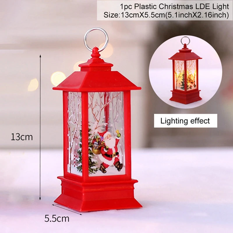 Christmas Scene Decorative Lantern