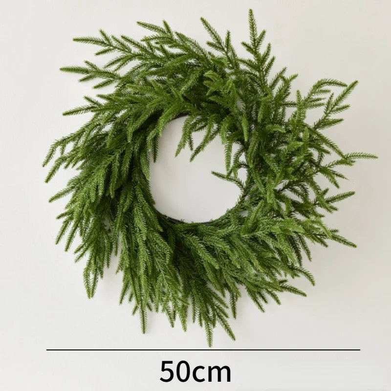 Norfolk-Style Pine Wreath and Garland