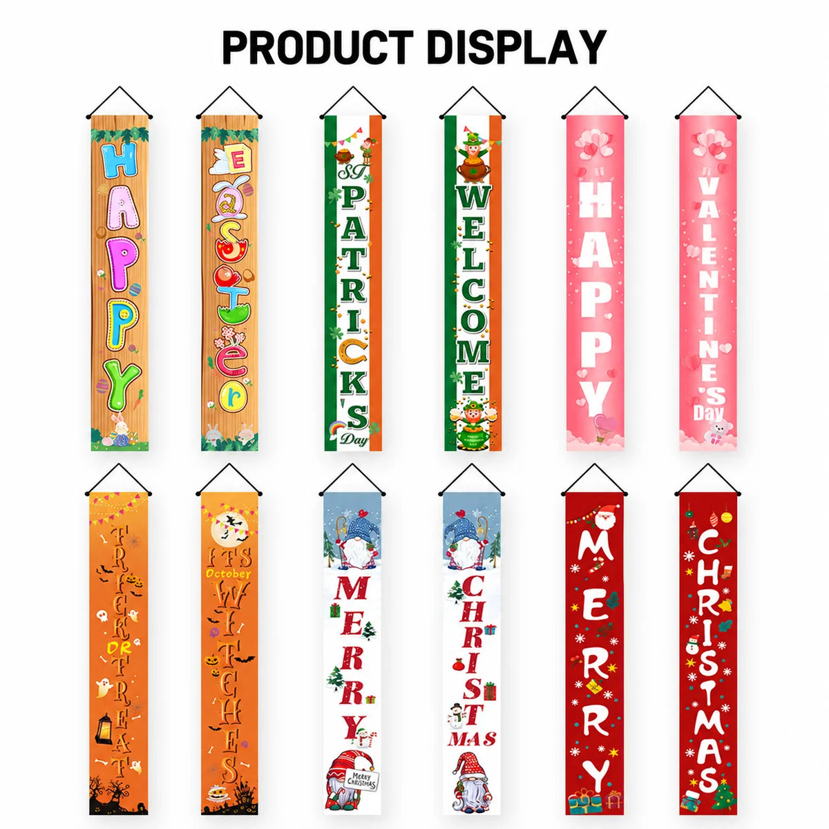 Christmas Wall Banner — 120 × 180 cm
