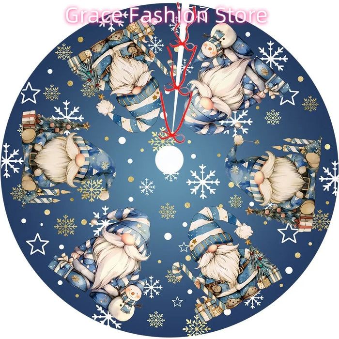 Winter Gnome Christmas Tree Skirt