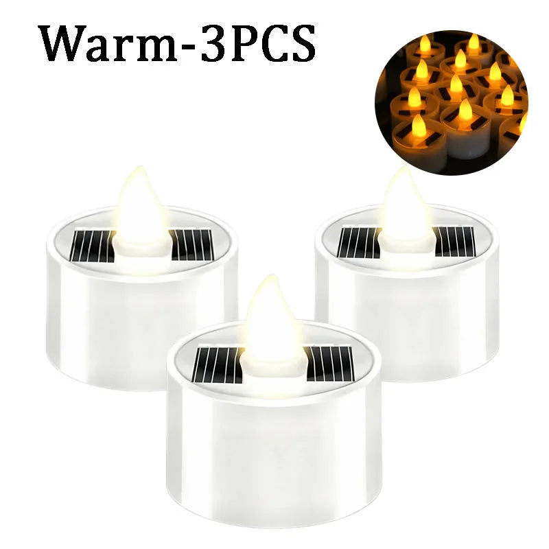 Solar LED Tea Light Candles