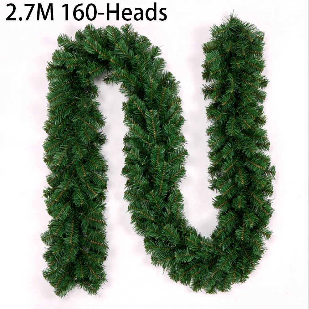 Full Pine Christmas Garland — 2.7 m
