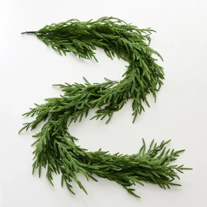 Norfolk-Style Pine Wreath and Garland
