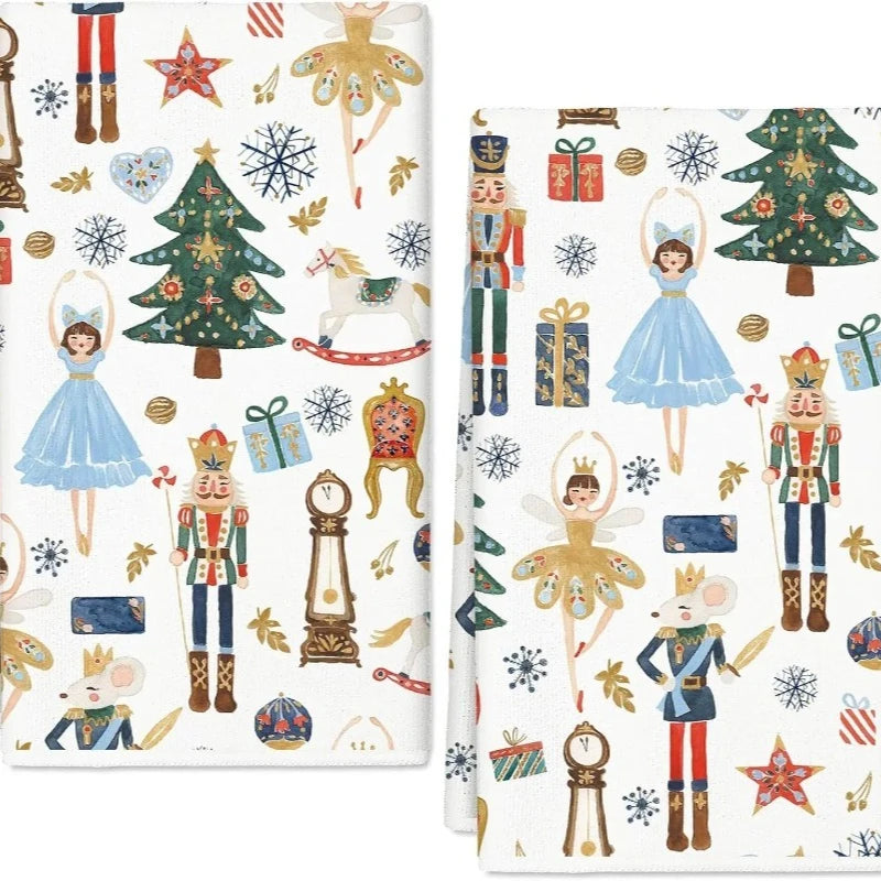 Nutcracker Kitchen Towels — Set of 2