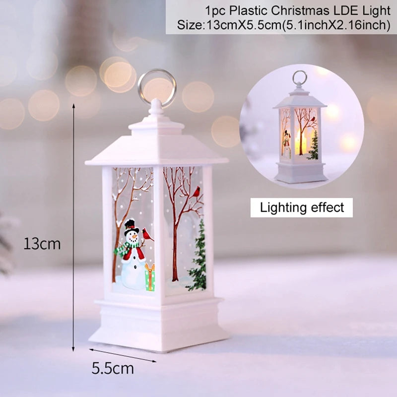 Christmas Scene Decorative Lantern