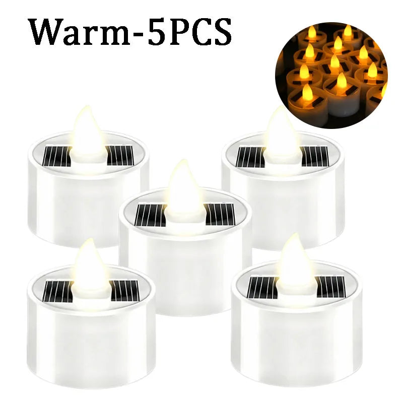 Solar LED Tea Light Candles