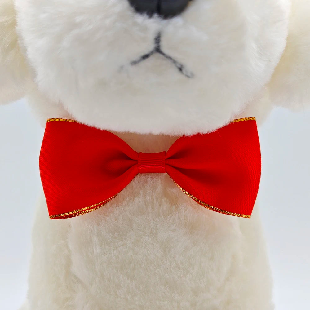 Christmas Pet Bow Ties — Assorted Set of 10