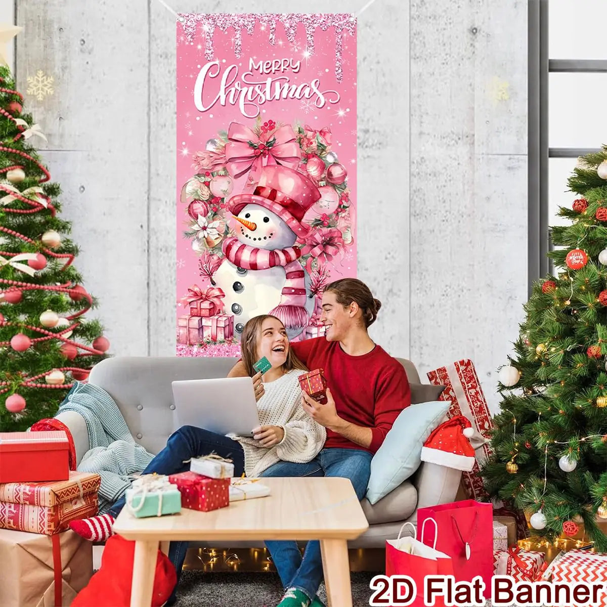 Merry Christmas Door Banner