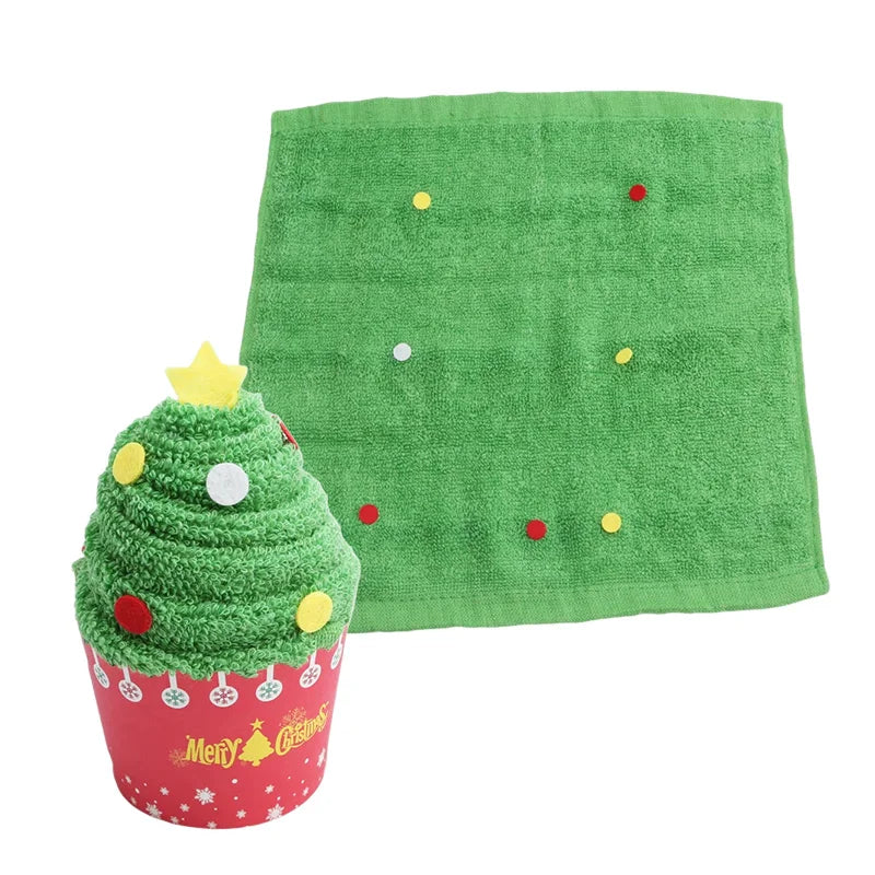 Christmas Character Hand Towels — Set of 3