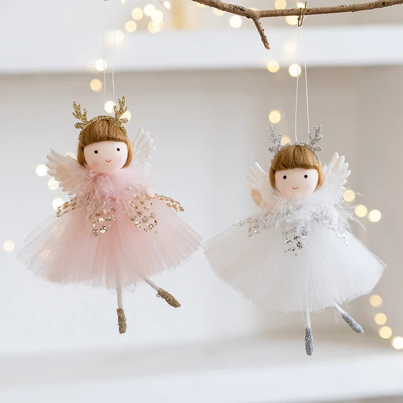 Angel Doll Christmas Ornaments