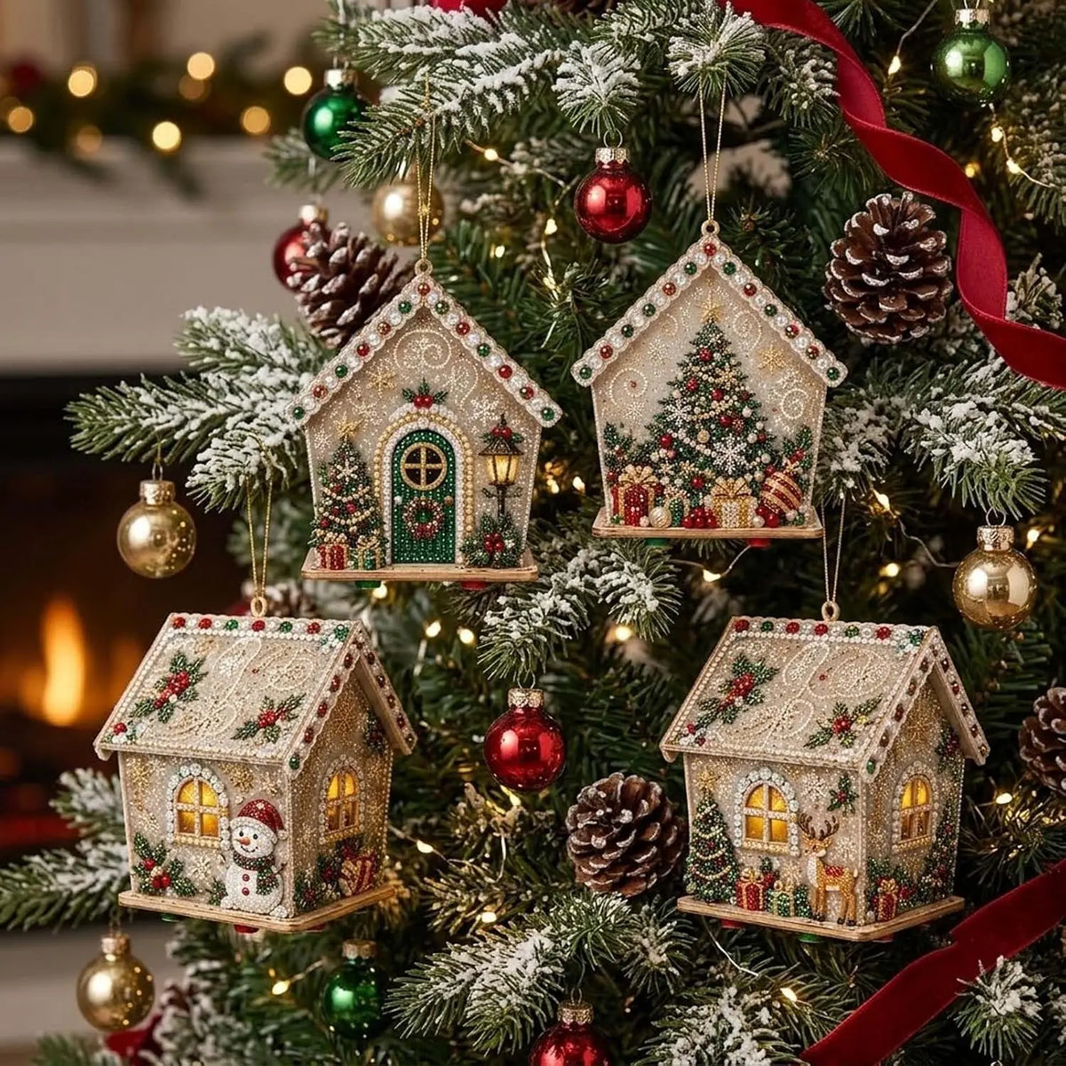 Pearl Art Christmas Ornament Kit