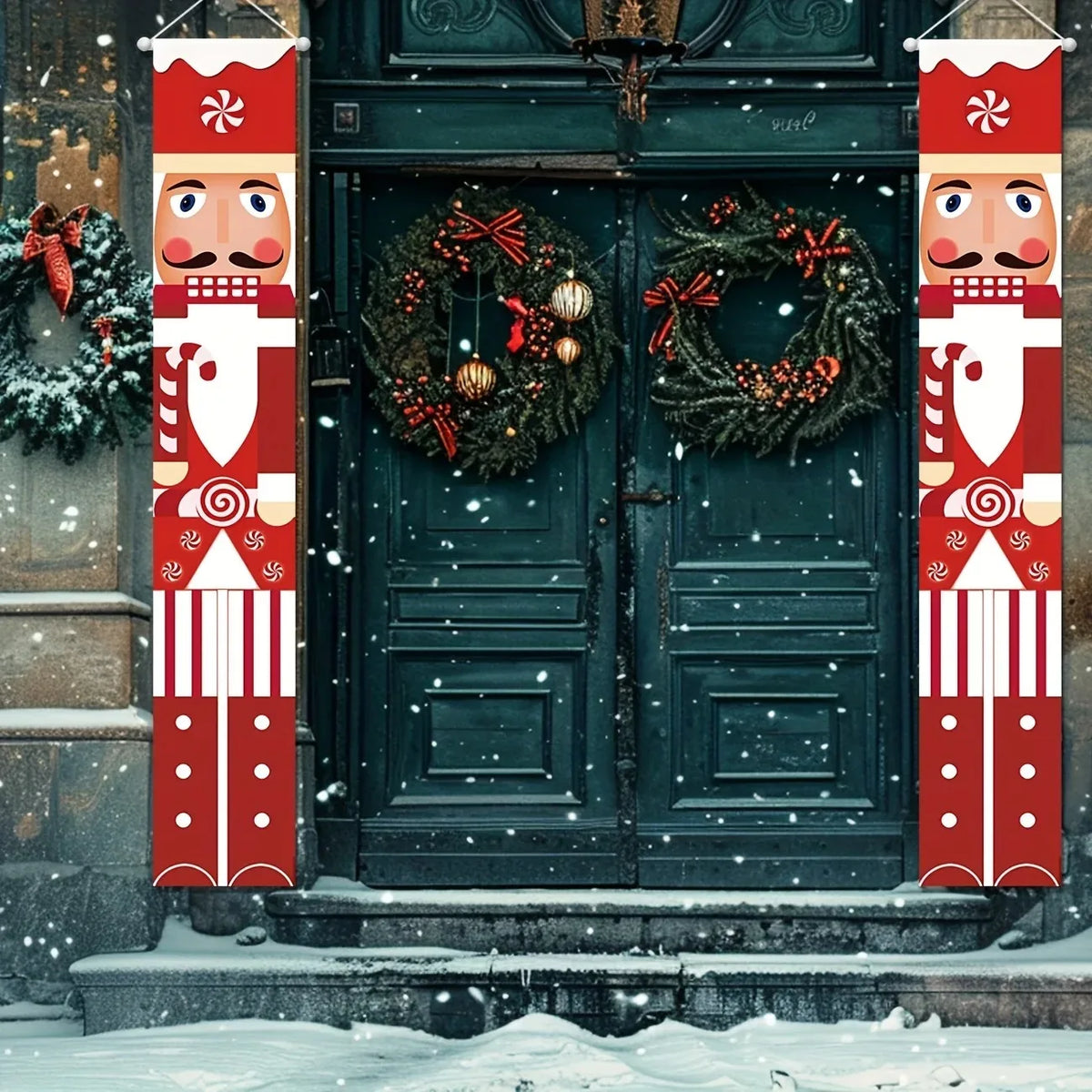 Candy Nutcracker Door Banner Set