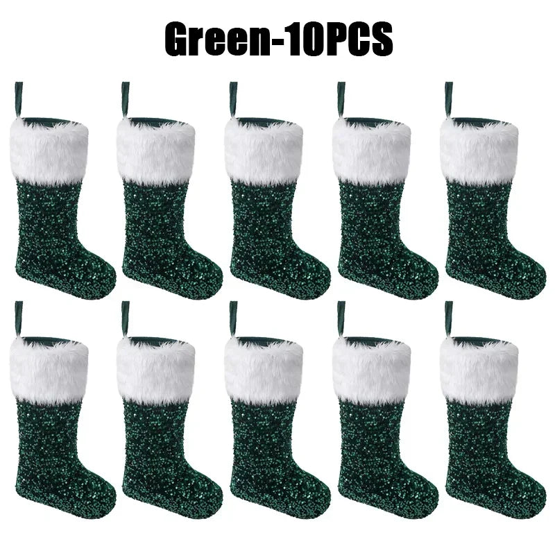 Flip-Sequin Christmas Stockings