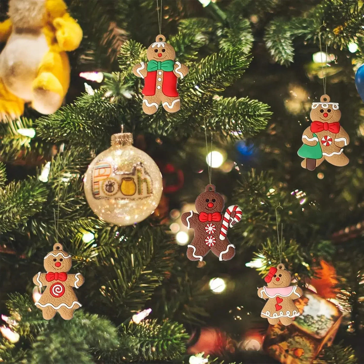 Gingerbread Character & House Tree Ornaments