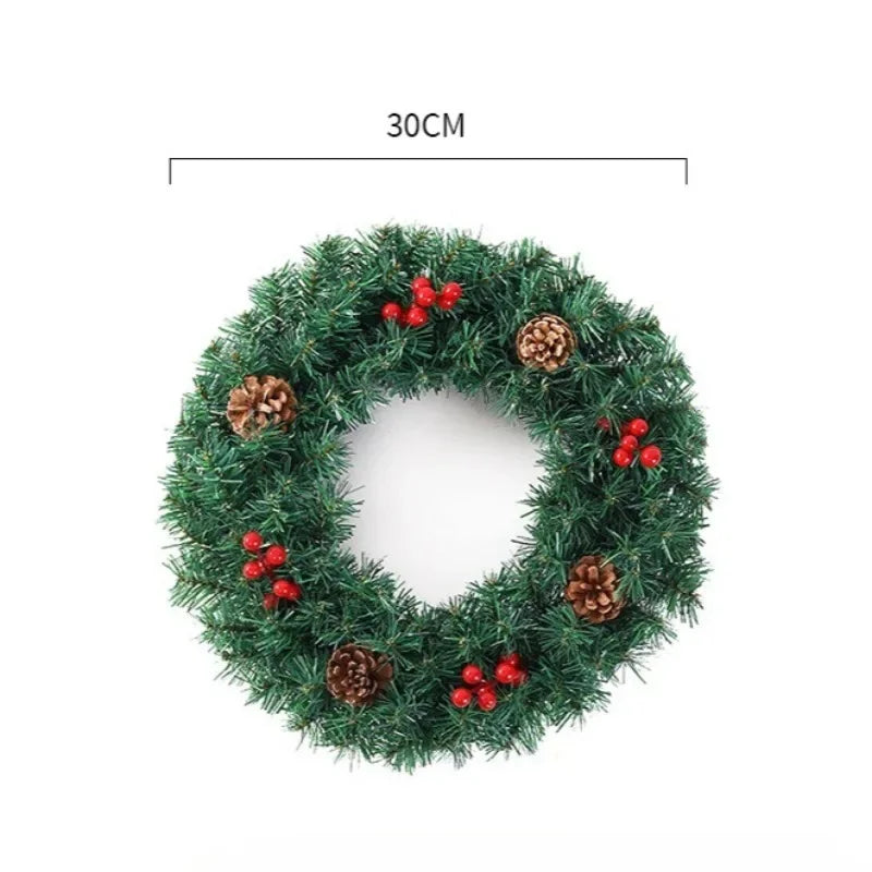Artificial Pine Christmas Wreath
