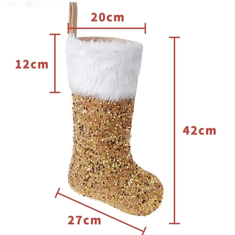 Flip-Sequin Christmas Stockings