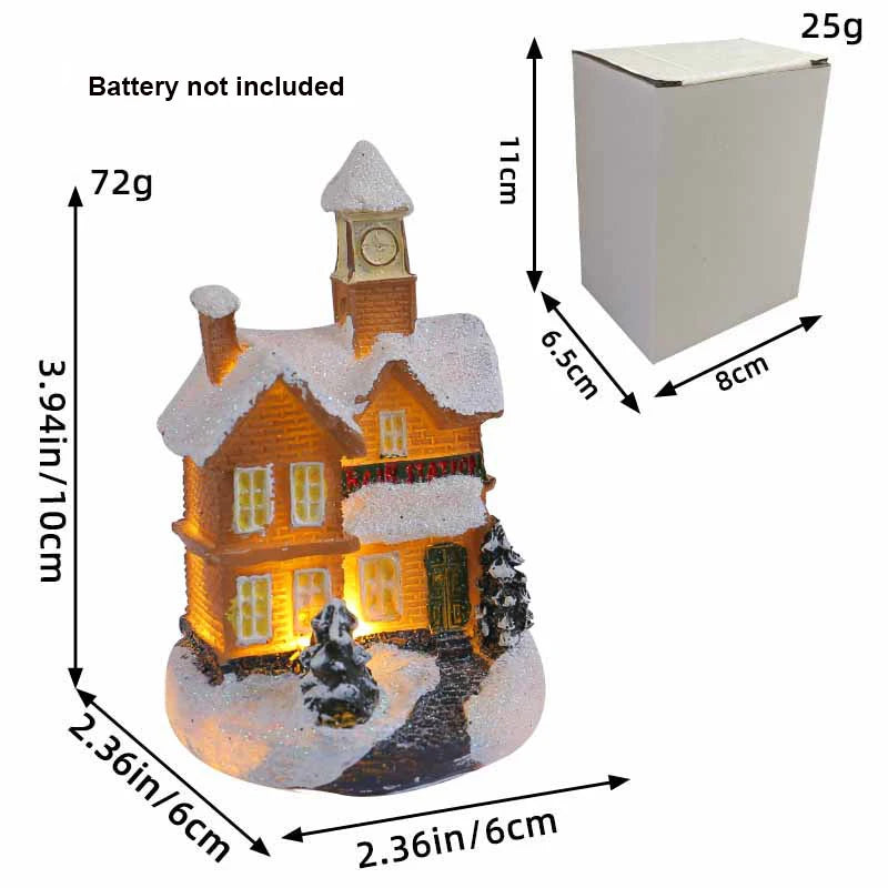 Christmas Village House Figurines