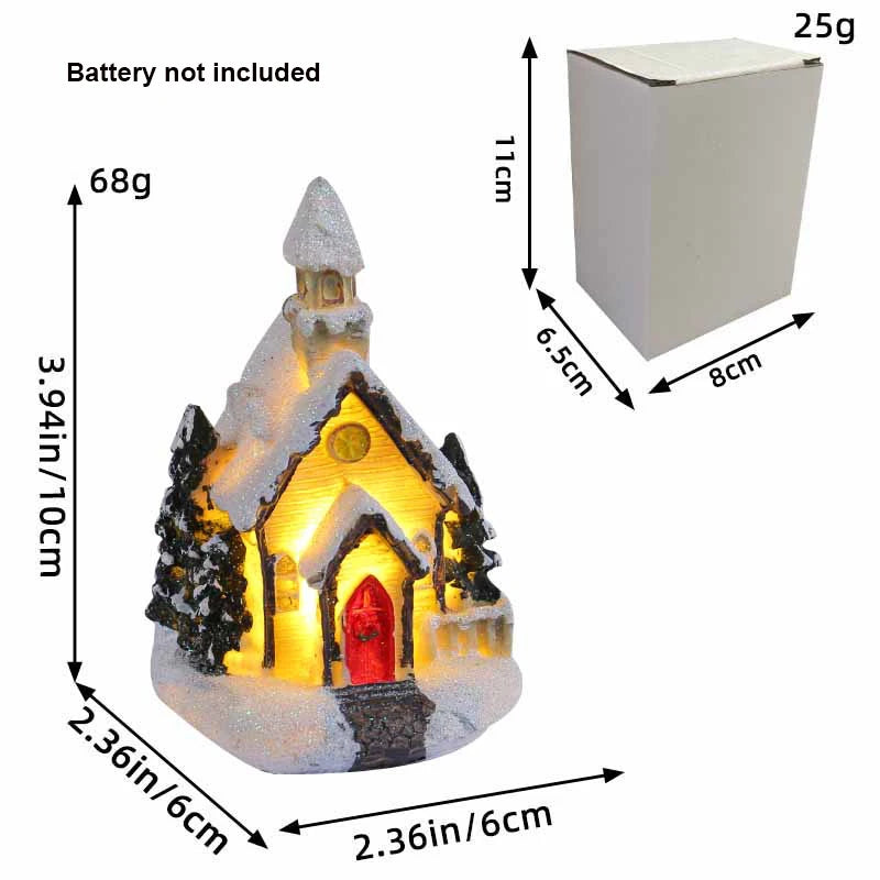 Christmas Village House Figurines