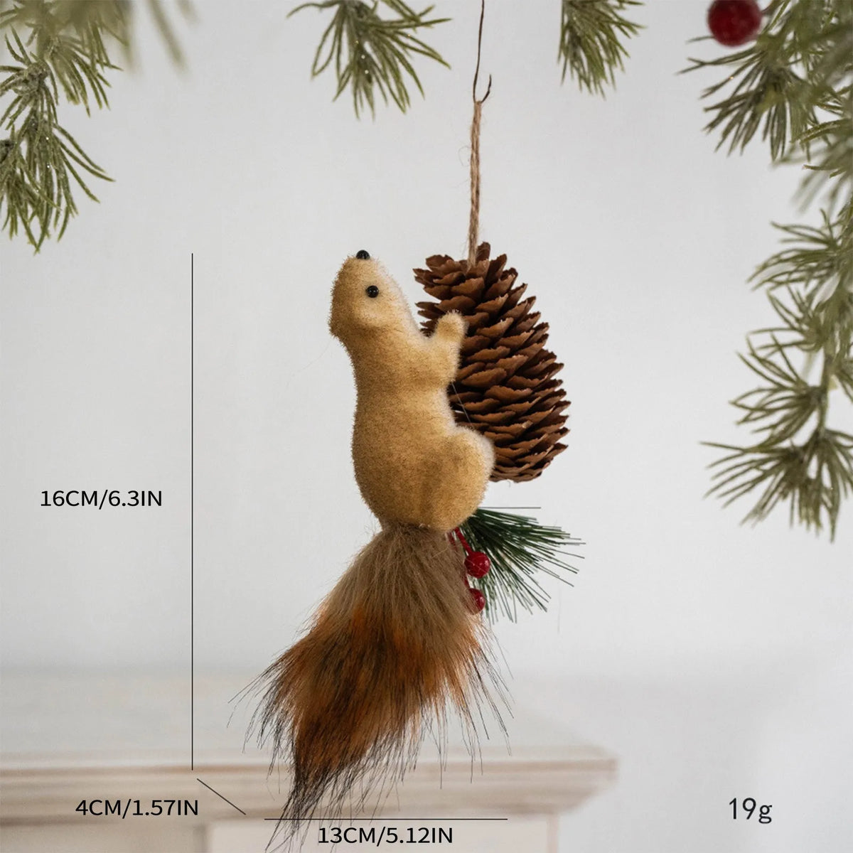 Woodland Animal Christmas Tree Decorations